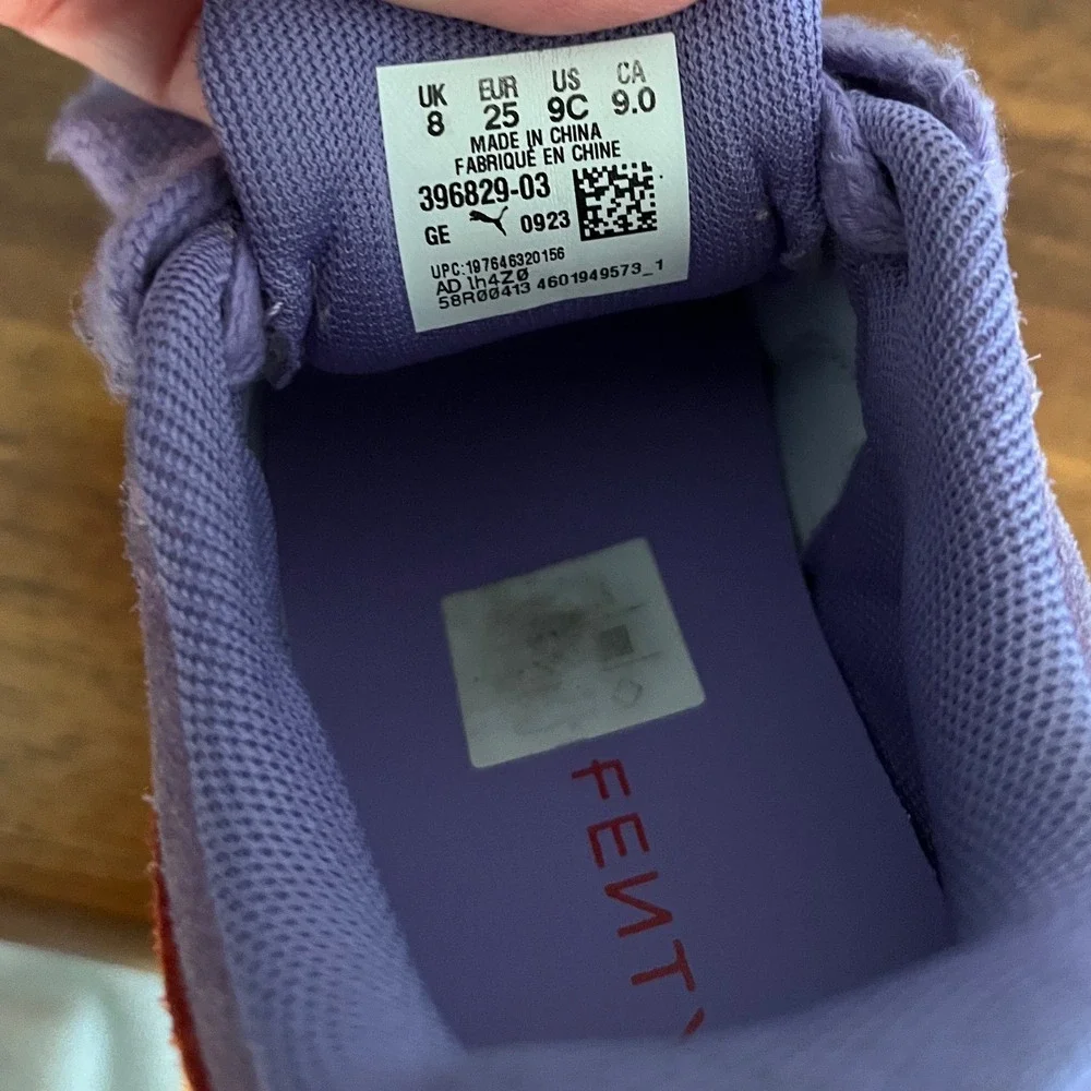 Puma x Fenty Creeper‎ Phatty Platform Sneakers Little Girls Size 9C
